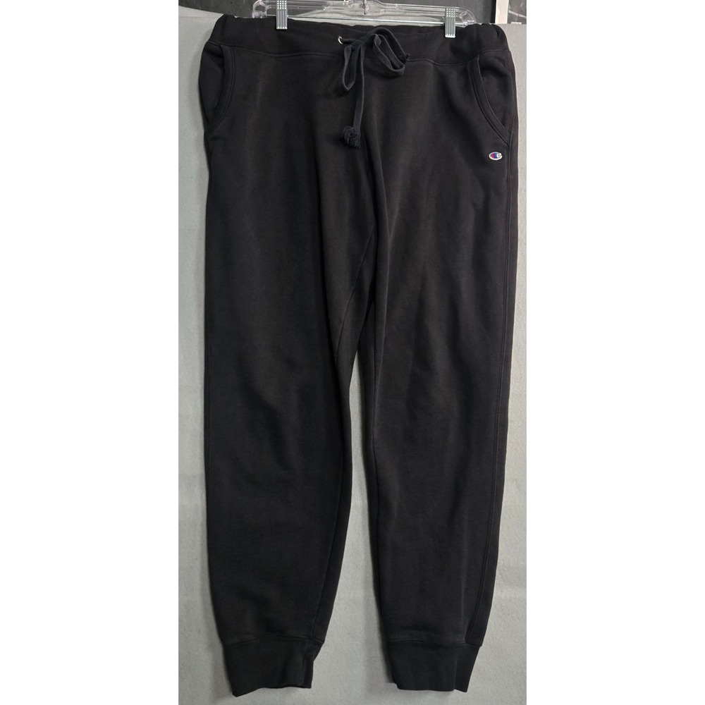 Champion Authentic Athleticwear Black Joggers Sweatpants Size XL‎